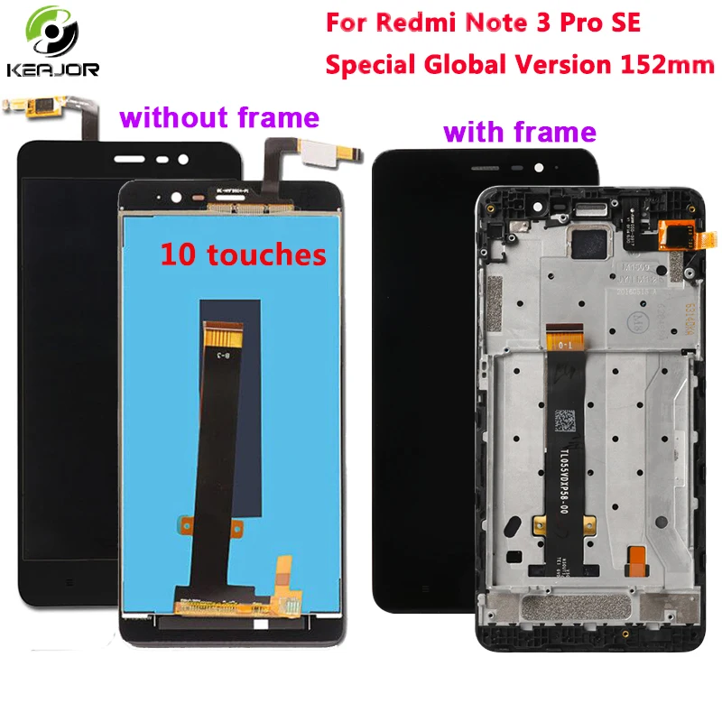

for Xiaomi Redmi Note 3 LCD Display+Touch Screen Special Global Version Digitizer display For Redmi Note 3 Pro SE screen 152MM