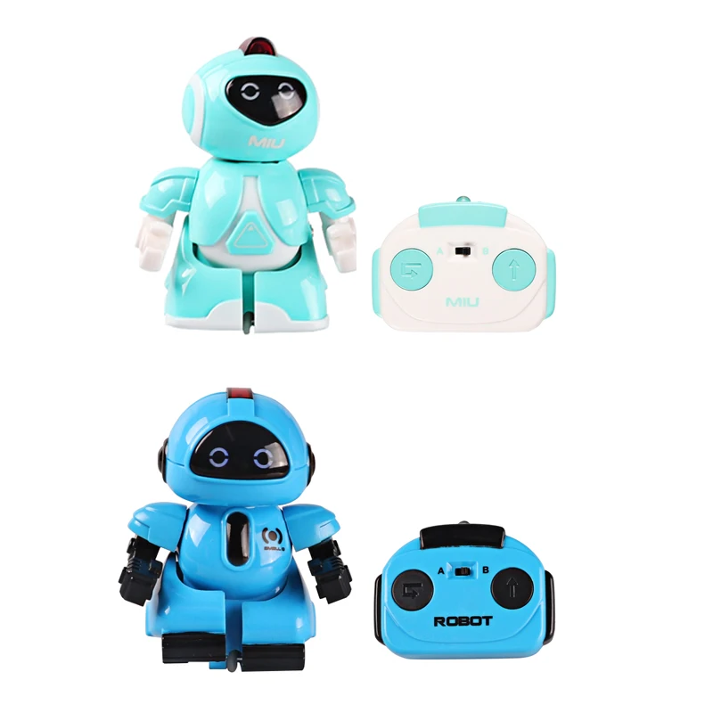 Pocket RC Battle Robot Interactive Mini Infrared Remote Control Robot Toys Family Games