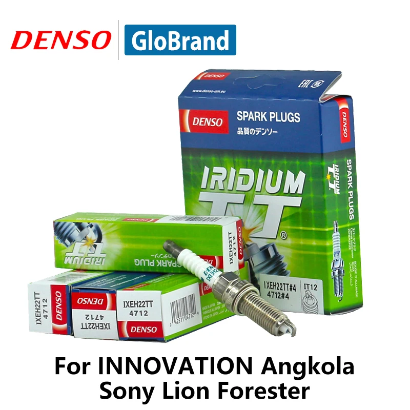 

4pieces/set DENSO Car Spark Plug For Innovation Buick Angkola Sony Seat Leon Forester Range Rover Double Iridium IXEH22TT