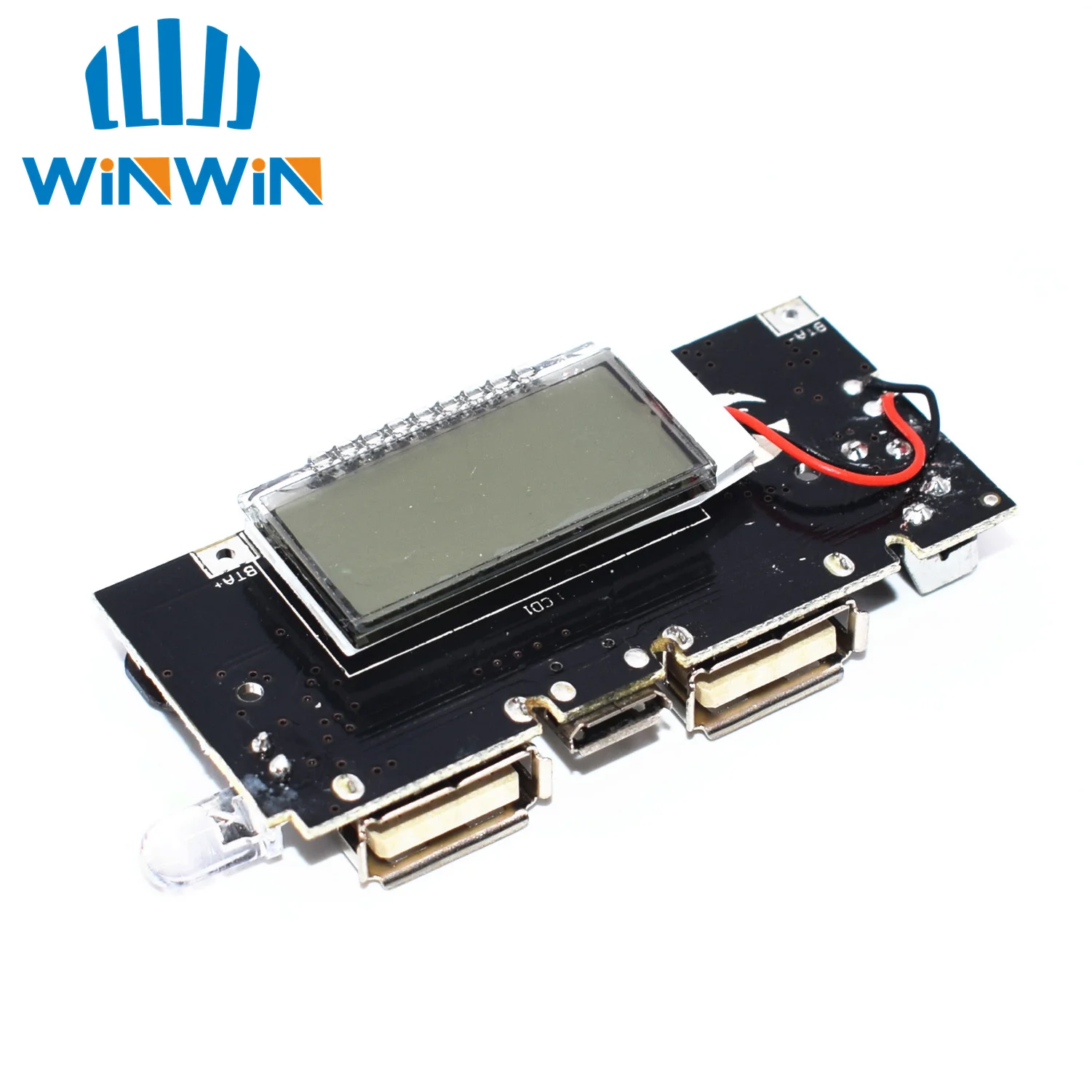 Dual USB 5V 1A 2.1A Mobile Power Bank 18650 Battery Charger PCB Power Module Accessories For Phone DIY LED LCD Module Board