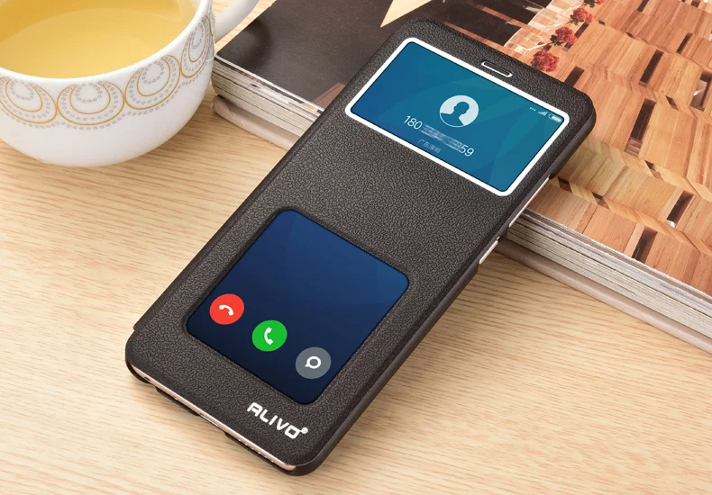 

Window view case for xiaomi redmi note 7 6 5 7a 6a pro Plus Mi A1 A2 Lite 8 SE Mi5 Mi5s Mi6 Mix 2 2s flip leather cover case