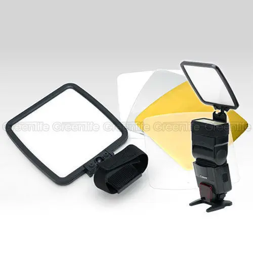 

5 in1 Flash Bounce Diffuser Softbox Flash Diffuser Reflector + Bag For Canon 580EX II 580EX 430EX SB-800 SB-600 600 EX-RT AT30