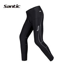 Santic Cycling Pants Spring Long Pants Spring Autumn Ropa Ciclismo Bicycle Bike Trousers Running Fitness Compression Tights