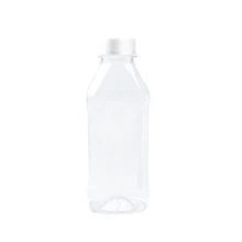 44 шт 250 мл бутылки для сока бутылки для напитков безопасные пластиковые пустые банки контейнеры для хранения бутылок с крышками для дома и офиса