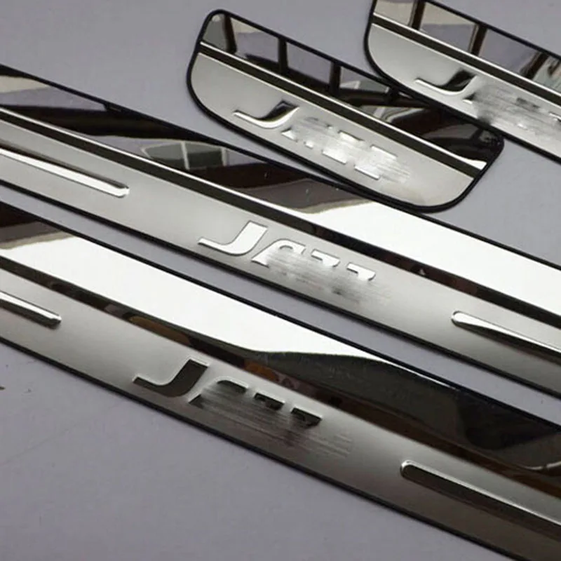 

for Honda JAZZ 2008 2009 2012 2014 2015 2016 2017 Stainless Door Sill Covers Scuff Plate Pedal Car Styling Stickers Accessories