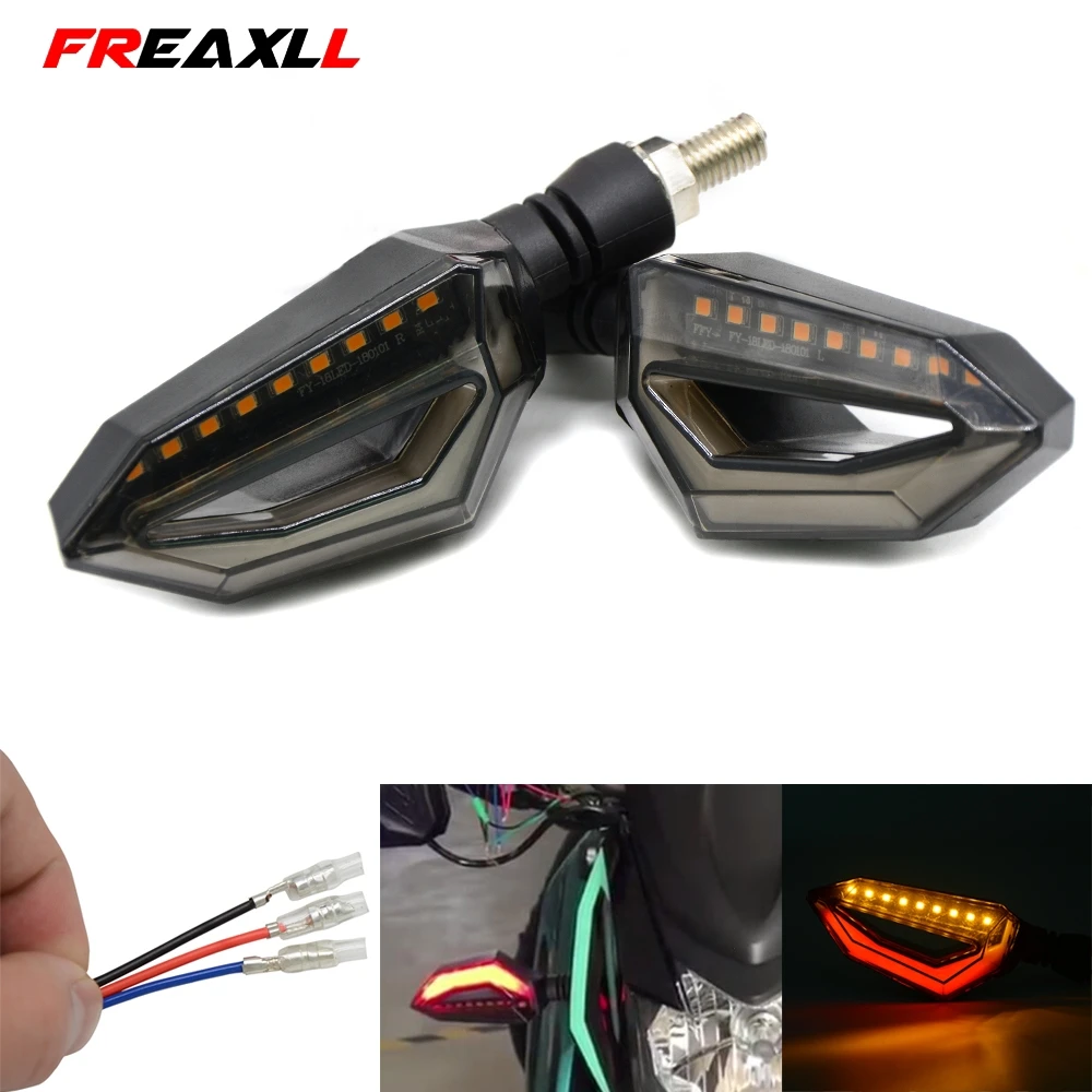For SUZUKI Kawasaki Honda Ducati YAMAHA Benelli Motorcycle Accessories Bike Daytime LED Turn Signal Light Indicator Lamp | Автомобили и