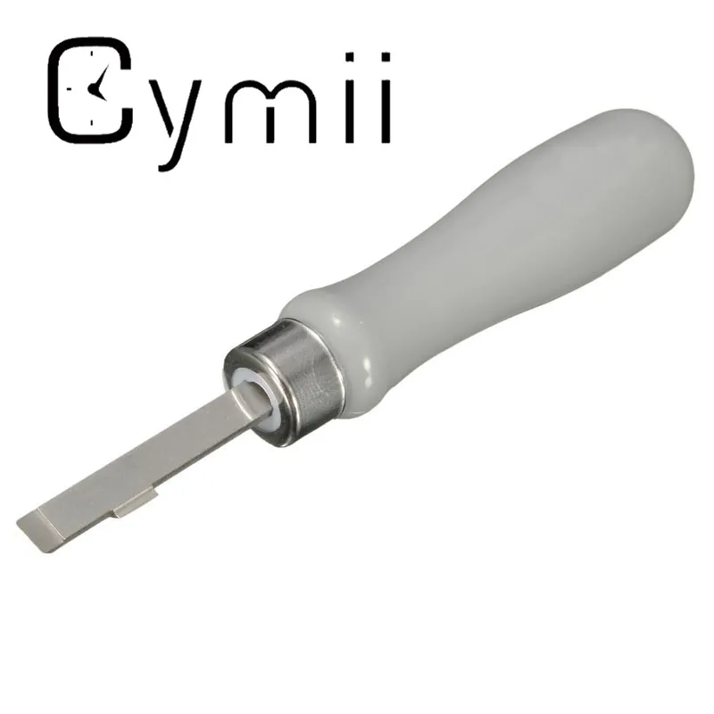 

Lowest Price Double Lever Watch Back Case Opener Watchmaker Repair Tool Remover Battery Opener Knife Gray