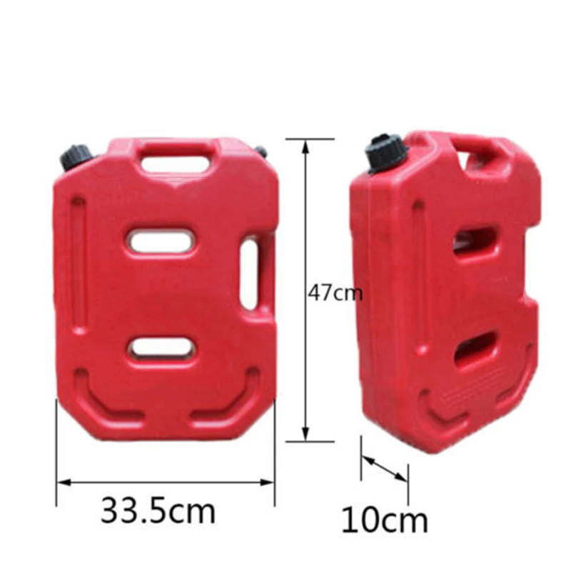 

10L Gas Tank Diesel Oil Petrol Fuel Spare Container For Car Motorcycle Carrying