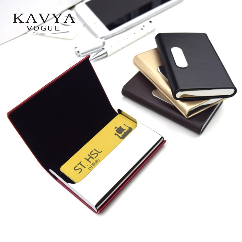 Новые брендовые дизайнерские чехлы для карт KAVYAVOGUE из натуральной кожи визитница
