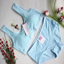1PC Solid Teenage Girl Underwear Cotton Training Bra Running Yoga Bra for Girls Sports Teenage Girl Underwear Sports Bra 2017