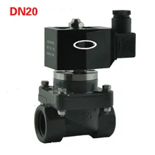 DN15-50 PVC магнетический клапан энергосберигающий Электрический соленоид клапан UPVC/трубы, материалы-ХПВХ/пластиковая анти-коррозийный электромагнитный клапан