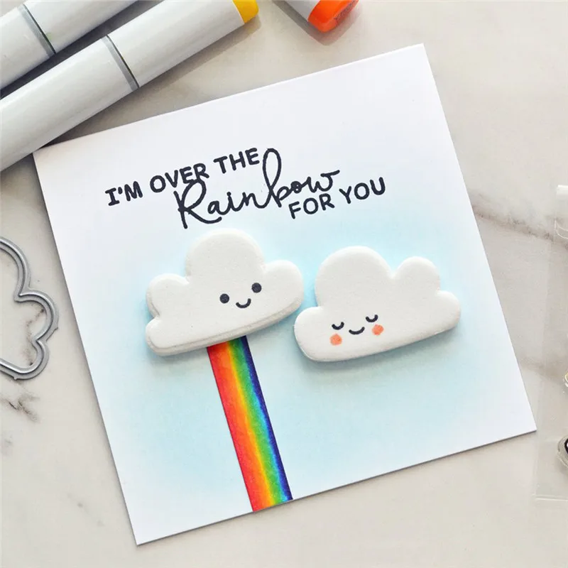 

GJCrafts Rainbow Panel Cutting Dies Frame Metal Cutting Dies New for Scrapbooking Photo Album Paper Card Decor Gift Making Die