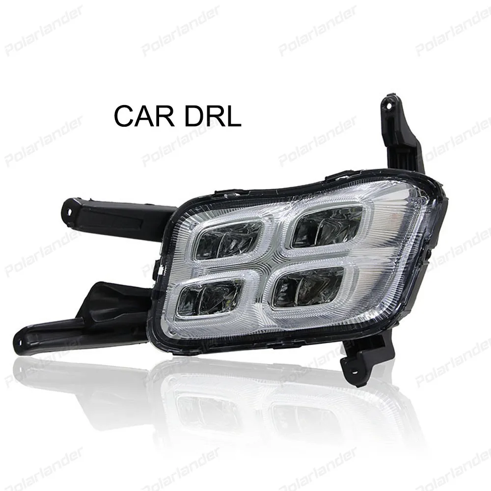  Daytime Running Light Turn Signal 3-Color DRL LED Fog Lamp for KIA Rio K2 2016-2017 New arrives aut