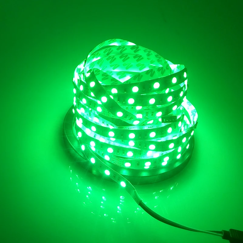 VW SMD5050 Светодиодная лента rgb 12v led tiras Гибкая Водонепроницаемая светодиодная лампа