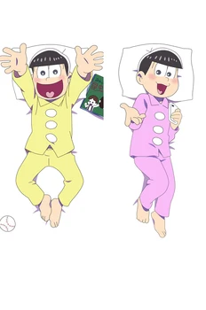 

2018-July update Anime Mr. Osomatsu Ichimatsu Todomatsu & Osomatsu Matsuno Dakimakura pillow cover hugging Body pillowcases