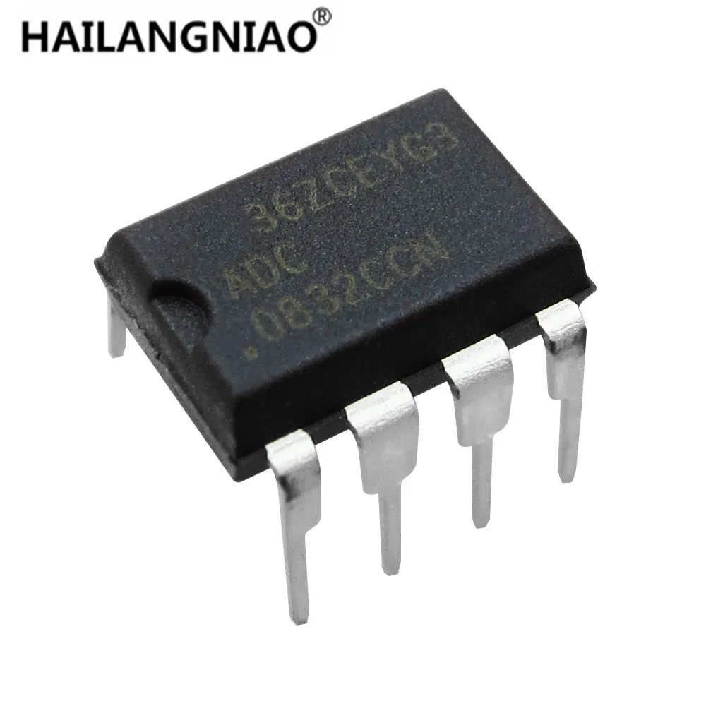 100 Original New ADC 0832CCN ADC0832 ADC0832CCN 8 Bit Serial I/O A/D