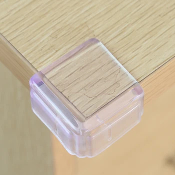 

10 packs transparent square baby safety anti-collision corner table corner protection against collision protection
