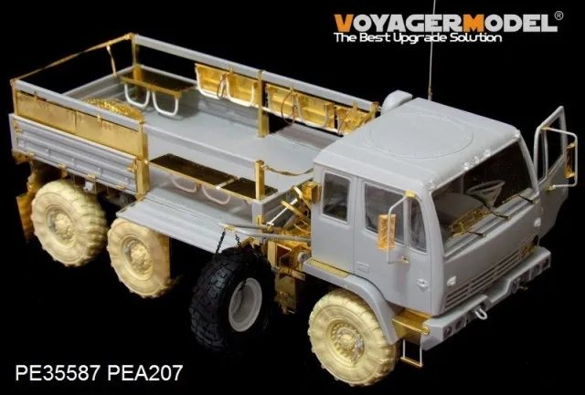 Atualizar com Peças de Metal Passatempo Modelo Voyager Médias M1083 Caminhão Tático Fmtv Gravura Knl Pe35587 3 High Quality Brinquedos e hobbies