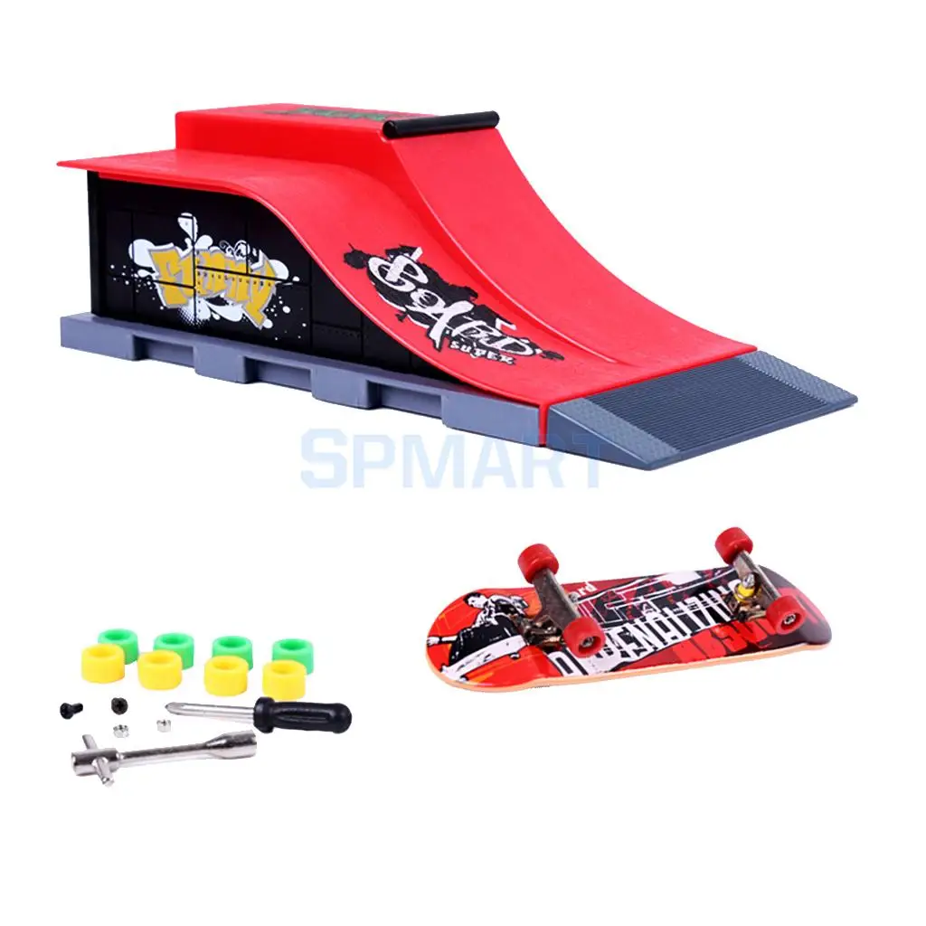 DIY Site Skate Park Ramp Finger Board Skateboard Site Ultimate Sports Prop