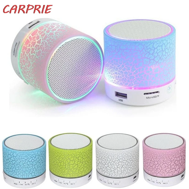 

CARPRIE 2019 New Portable Mini Wireless Stereo Bluetooth Speaker Glowing Neon For Samgsung Tablet PC FM Z30408