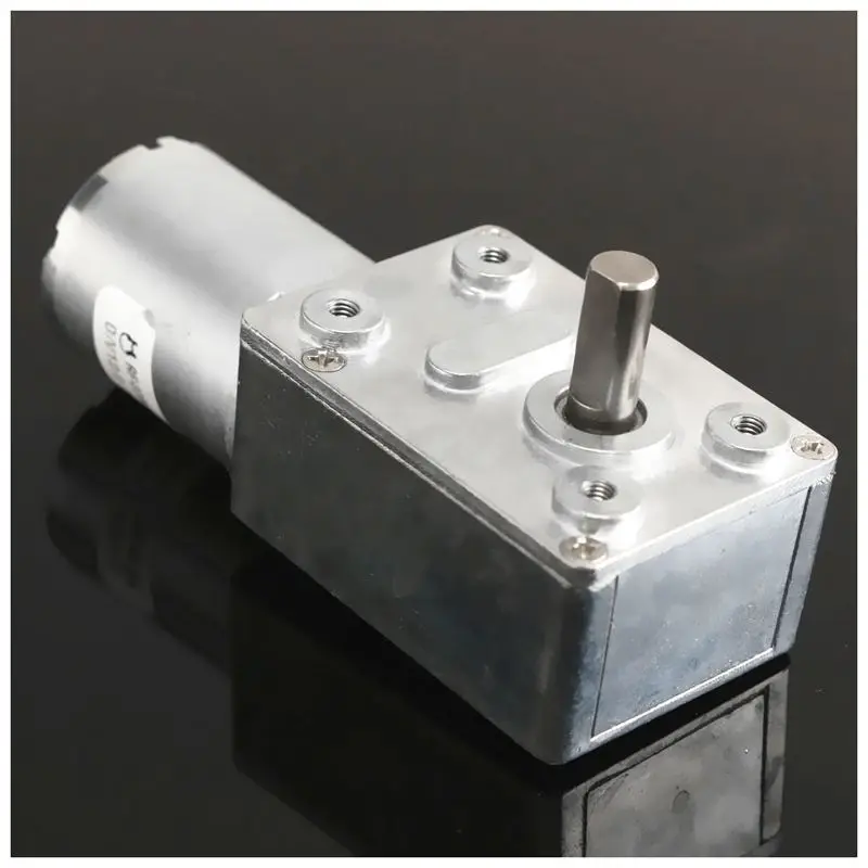 DC 12 V 3rpm Реверсивный высокий крутящий момент турбо червячный редуктор мотора GW370