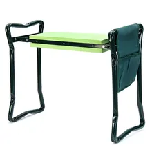 Садовая скамеечка со складными ручками садовый стул из нержавеющей стали с EVA Лотос стул для сада