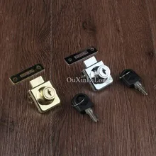 10PCS Gold/Chrome Glass door locks furniture cabinet door glass door square glass cabinet lock with keys 10PCS Gold/Chrome Glass door locks furniture cabinet door glass door square glass cabinet lock with keys