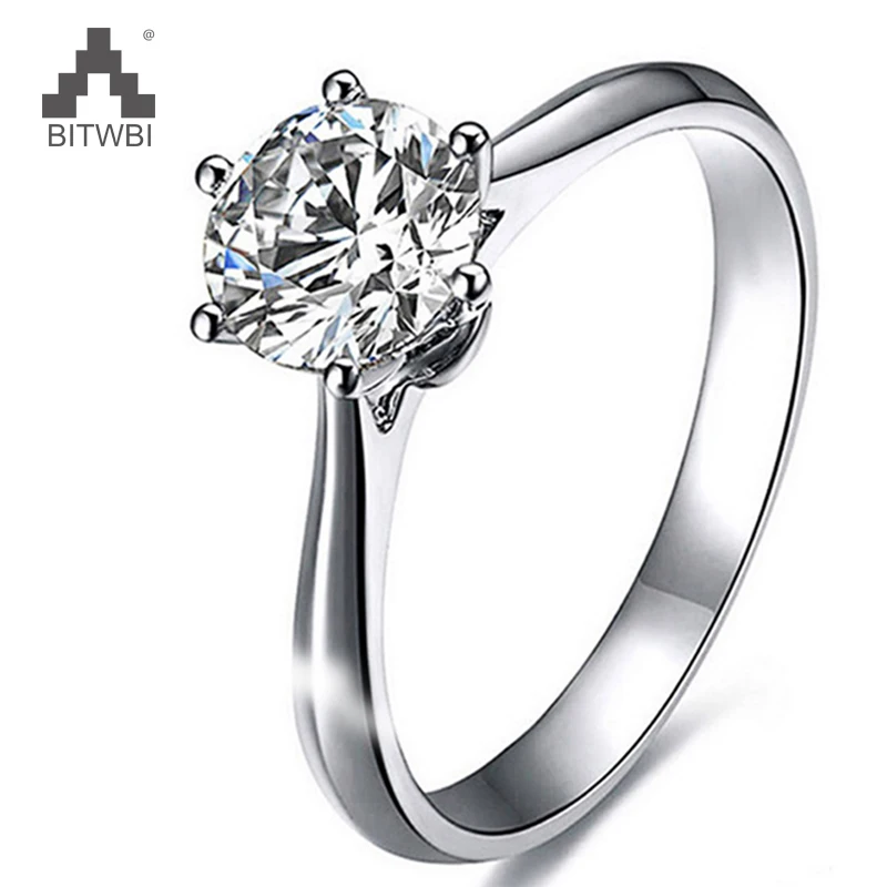 

925 Sterling Silver Open Rings For Women White Pink Romantic Zircon Thin Wedding Ring Adjustable Designs