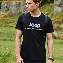 Jeep Gyibug футболка с короткими рукавами для мужчин, поклонники армии, летние корейские большие размеры, с круглым воротом с принтом, подлинное мужское платье, распродажа