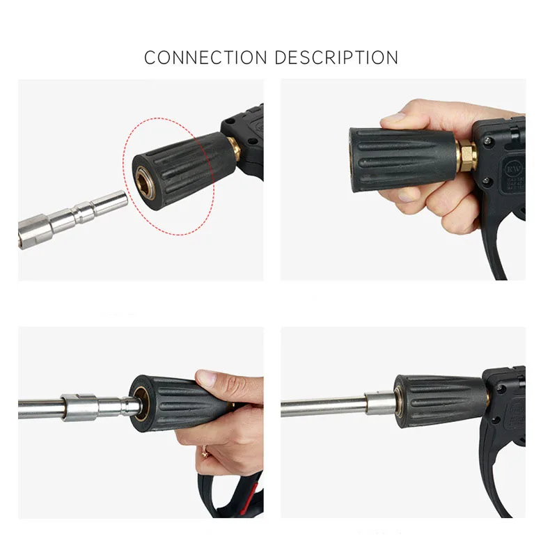 Металлическая струйная насадка для мойки высокого давления и быстрые насадки для Nilfisk-Alto/WAP/KEW/IPC Portotecnica/Stile Professional