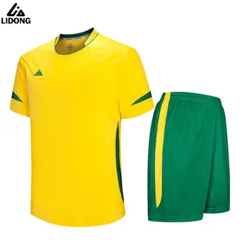 

New 16/17 Survetement Football Training Suit Soccer Jersey Set Maillot De Foot Futbol Kits Shirt Short Tracksuit Blank Customize