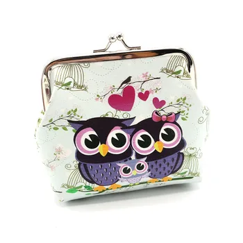 

Girls Mini Coin Purse Small Kids Purse Wallet Children Money Bag Animals Printing Change Pocket Women Leather Key Card Bag