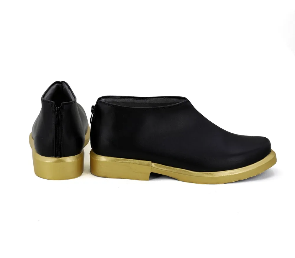 JoJo's Bizarre Adventure Jotaro Kujo Cosplay Boots Black Shoes Custom Made (4)