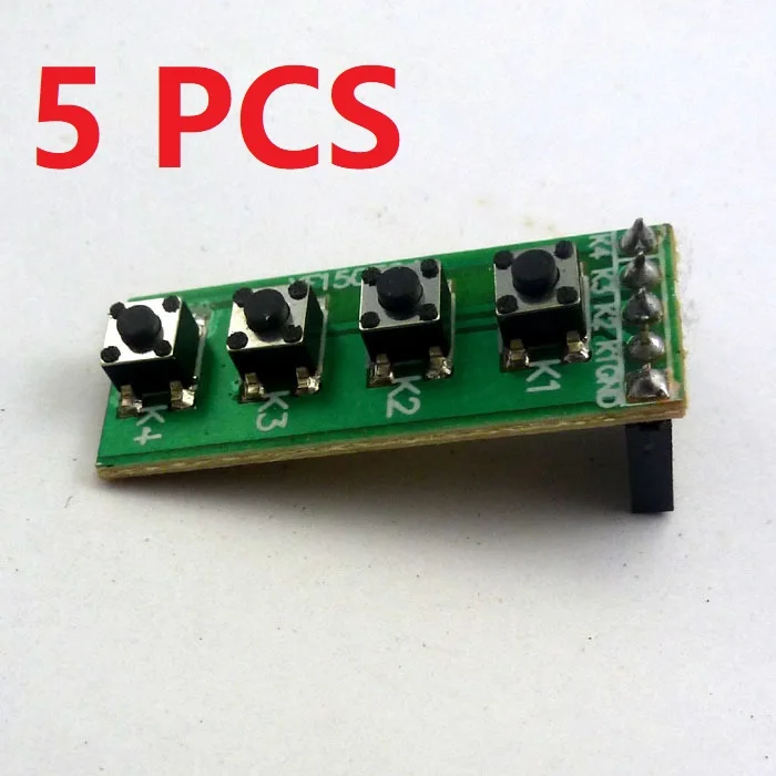5pcs 4 Buttons Key Switch Keyboard Matrix Board For Arduino Uno