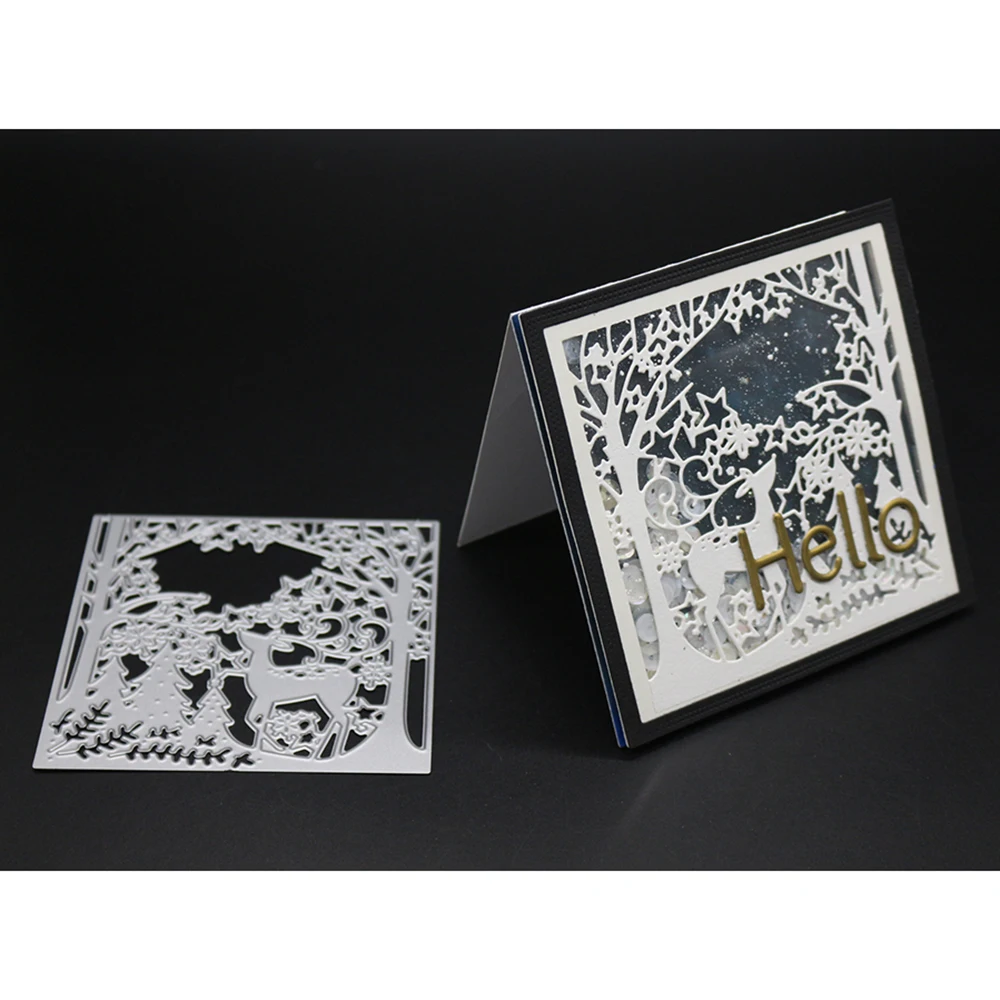 9.6X9.6CM Metal Cutting Dies Frame Stencils For DIY Scrapbooking Embossing Paper Cards Die Cuts Photo Album Making Craft | Дом и сад