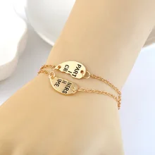 Европейская и американская мода импортные товары Аксессуары для влюбленных браслет в форме сердца