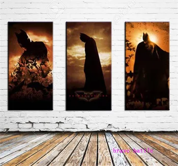 

Batman Joker Begins 3 Pieces Canvas Painting Print Living Room Home Decor Modern Wall Art Oil Painting
