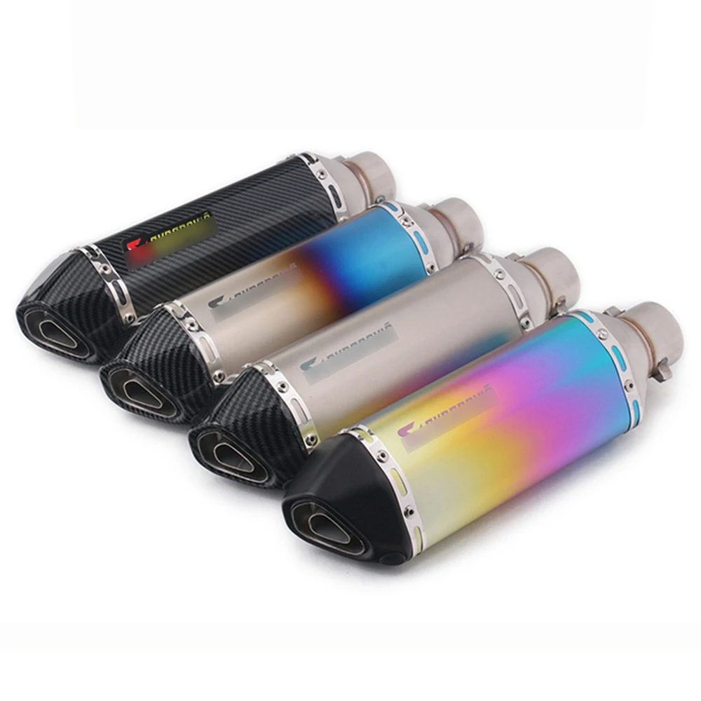 

Multiple Colors Universal 36~51MM Motorcycle Exhaust stainless Modified Muffler Pipe With DB Killer For Ninja250 Z300 R25 GY6