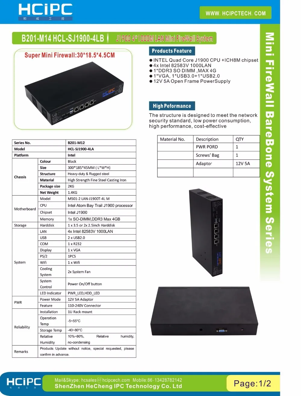 B201-M14 HCL-SJ1900-4LB EN-1