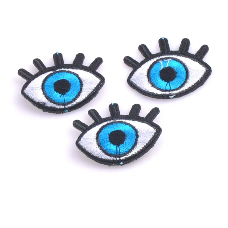 5pcs Patch DIY Evil Eyes Patches For Kids Clothes Sew on Embroidered