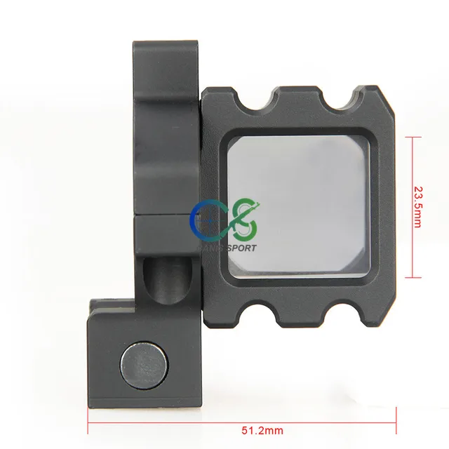 Visor de ángulo de dragón E.T Full Metal Reflect espejo Airsoft Vista de esquina 360 rotar Reddot holográfico para juego de guerra CQB gs1-0401 - Imagen 4