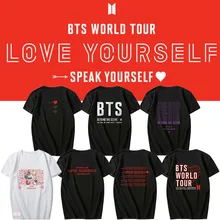BTS World Tour T-Shirts Love Yourself Speak Yourself