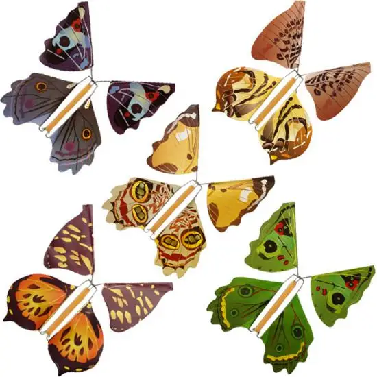 

5pcs Metal bone The magic butterfly flying butterfly Toy amazing wedding gift magic tricks d10
