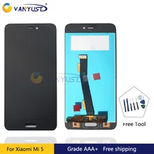 

100% Tested LCD Screen Touch Digitizer Assembly For Xiaomi Mi5 Mi 5 Black&White&Gold Lcd Display Replacement Free Gift
