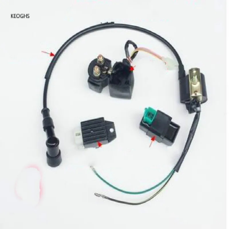 GY6 250CC CG250CC scooter 50cc 70CC 90CC 110CC 125CC scooter regulador de voltaje del relé de arranque de encendido interruptor de encendido rectificador