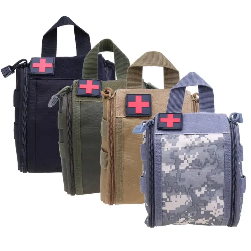 Outdoor Airsoft Bag Tactical Medical Pouch First Aid Kit Patch Tool Molle Cover Hunting Emergency Survival Package | Спорт и