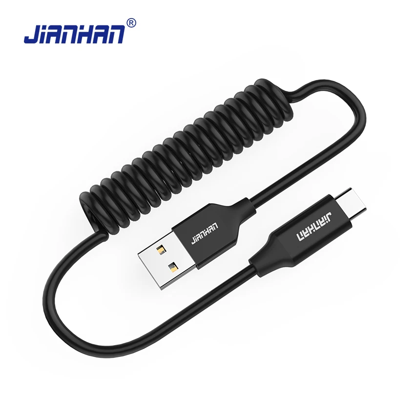 الربيع Usb-C 3.0 نوع C كابل سريع شحن كابل بيانات لسامسونج S8 نوكيا N1 Chromebook بكسل 2 هواوي p9 Xiaomi C4 Gionee M5