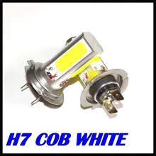10 X H7 cob Чип H7 H11 H4 H3 H3 на основе технологии COB 20 Вт Светодиодный дальнего света Противотуманные лампы фары автомобиля светодиодные ходовые огни 12 V