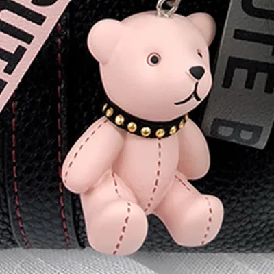 Модный корейский креативный акриловый Медвежонок брелок Подвеска Милая дамская сумка Аксессуары Подвеска для автомобиля