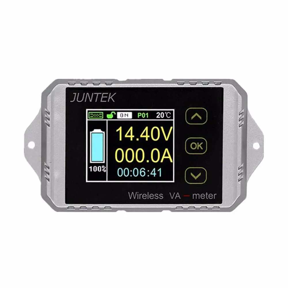 JUNTEK DC 120 в 300A беспроводной аккумулятор кулометр емкость Напряжение Ток